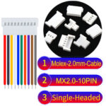 Molex MX2.0mm 10-Pin Male Single-Headed Cable