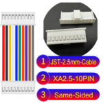 JST 2.5mm XA 10Pin Same-Side-Head Cable