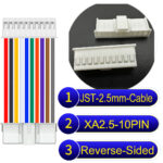 JST 2.5mm XA 10Pin Reverse-Side-Head Cable