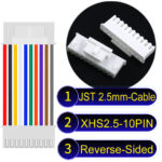 JST XHS2.5 with Belt Lock 10Pin Reverse-Side-Head Cable