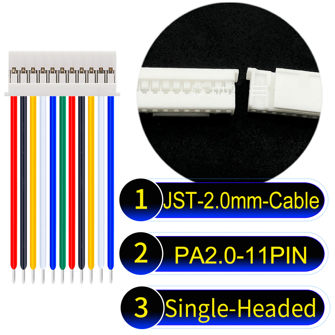 PA2.0 11Pin Single-Headed Cable JST PA2.0 11Pin Single-Headed Cable