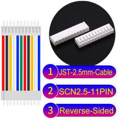 JST 2.5mm SCN2.5 11Pin Reverse-Side-Head Cable