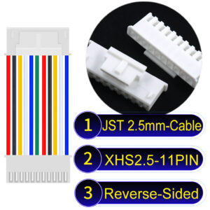 JST XHS2.5 with Belt Lock 11Pin Reverse-Side-Head Cable