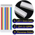 JST ZH1.5 12Pin Reverse-Side-Head Cable