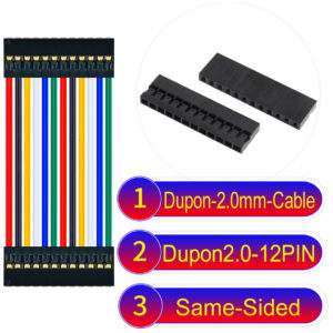 Dupont 2.0mm 12Pin Same-Side-Head Cable