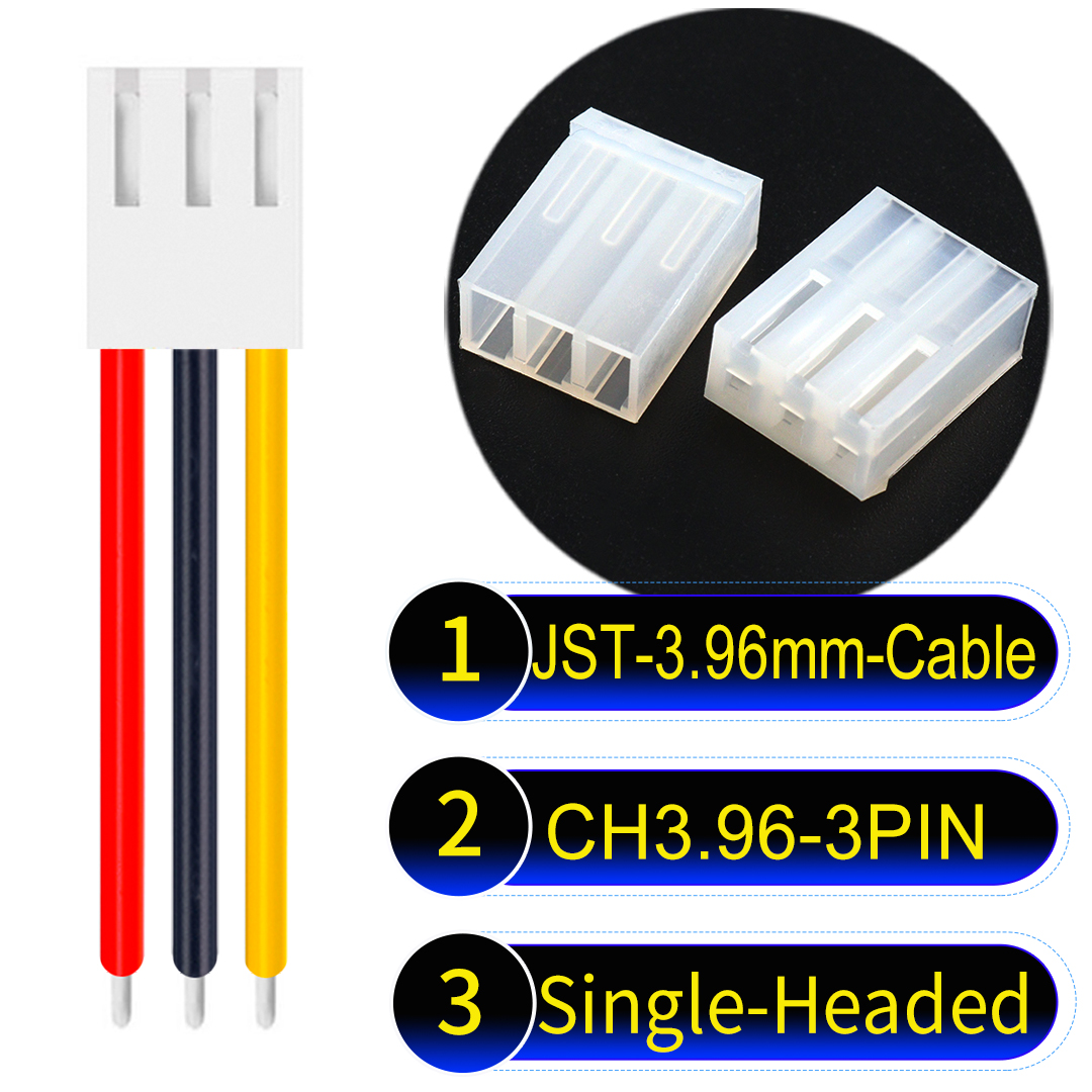 Molex 3.96mm KK3.96 3-Pin Single-Headed PVC Cable Molex KK3.96 3-Pin Single-Headed 3.96mm PVC Cable