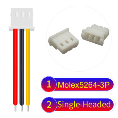 Molex KK 2.54mm MX5264 3Pin Single-Headed Cable