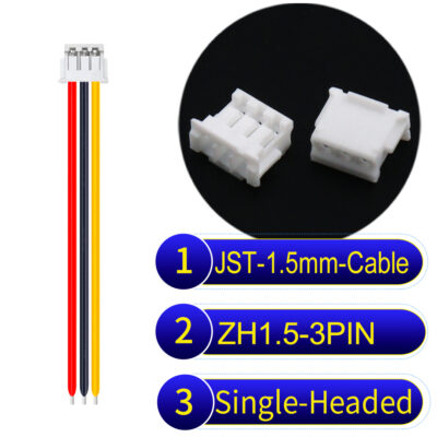 JST ZH1.5 3Pin Single-Headed Cable