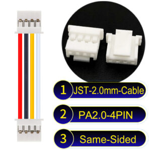 JST PA2.0 4Pin Same-Side-Head Cable