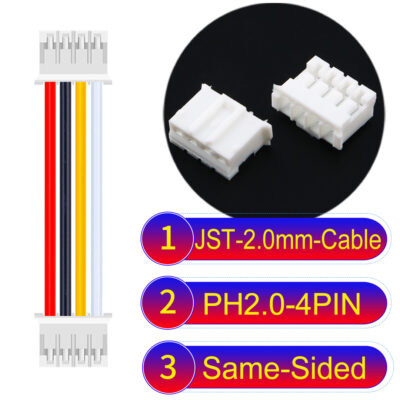 JST 2.0mm PH2.0 4Pin Same-Side-Head Cable