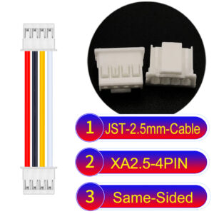 JST 2.5mm XA 4Pin Same-Side-Head Cable