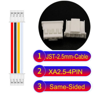 JST 2.5mm XA 4Pin Same-Side-Head Cable