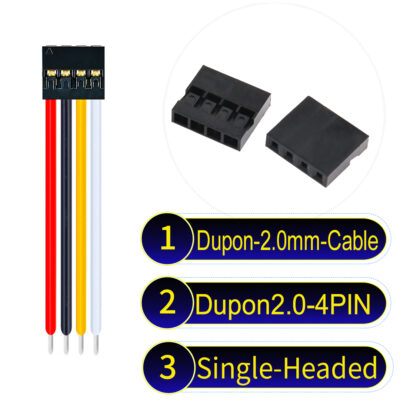 Dupont 2.0mm 4Pin Single-Headed Cable
