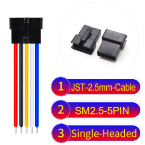 JST 2.5mm SM2.54 5Pin Female Single-Headed Cable