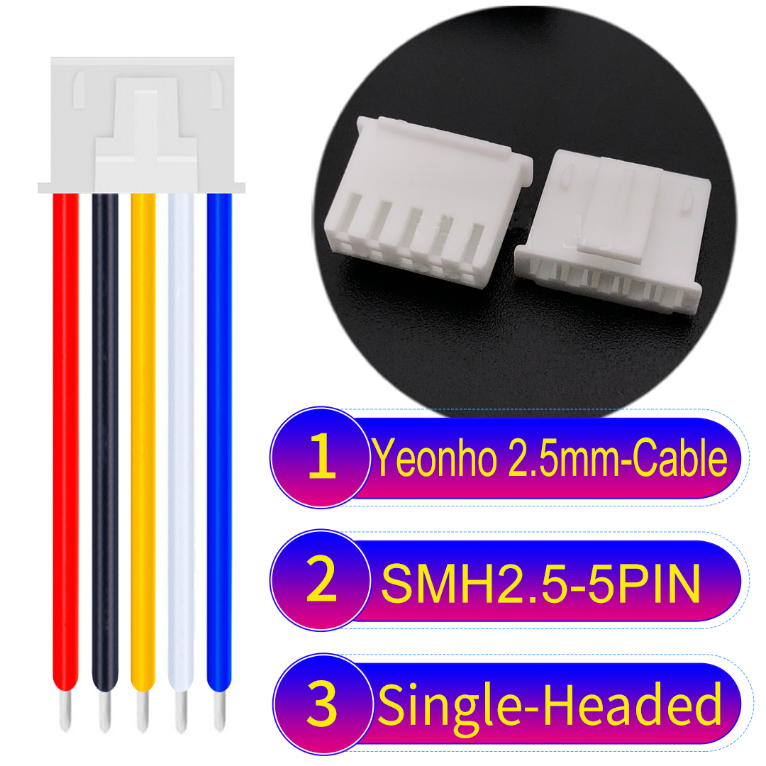 SMH250 5Pin Connector Single-Headed Cable yeonho SMH250 5Pin Single-Headed Cable