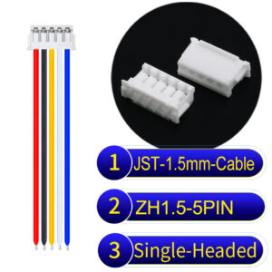 JST ZH1.5 5Pin Single-Headed Cable