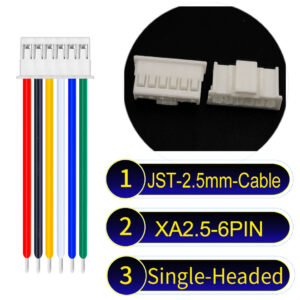 JST 2.5mm XA 6Pin Single-Headed Cable