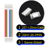 JST GH1.25mm 7-Pin Same-Side-Head 28AWG PVC Cable
