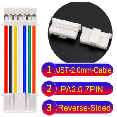 JST PA2.0 7Pin Reverse-Side-Head Cable