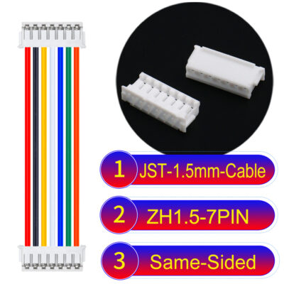 JST ZH1.5 7Pin Same-Side-Head Cable
