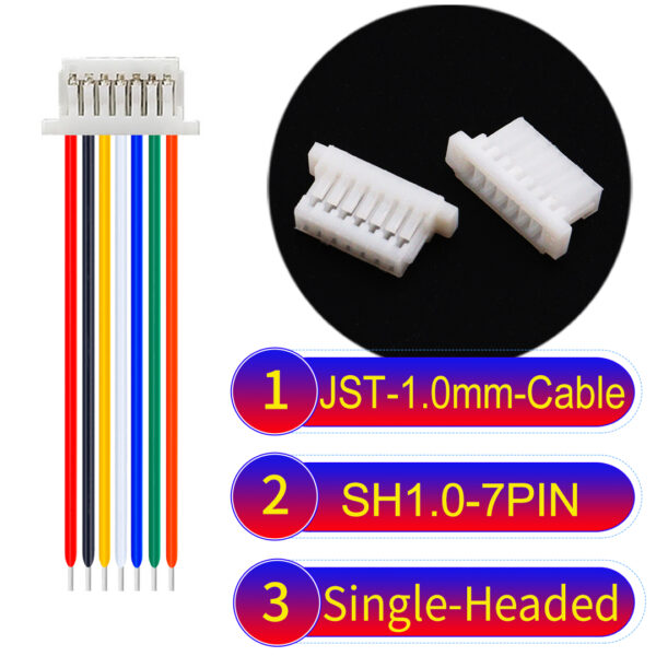 JST SH1.0 7Pin Single-Headed Cable