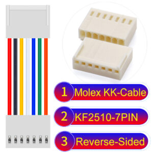 Molex KK-Cable KF2510 7-Pin Reverse-Side-Head PVC Cable