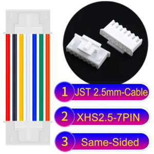 JST XHS2.5 with Belt Lock 7Pin Same-Side-Head Cable