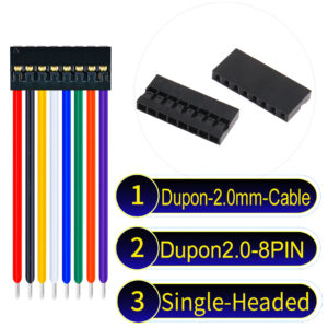 Dupont 2.0mm 8Pin Single-Headed Cable