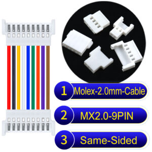 Molex MX2.0mm 9-Pin Female Same-Side-Head Cable