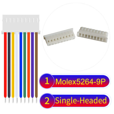 Molex KK 2.54mm MX5264 9Pin Single-Headed Cable