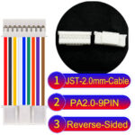JST PA2.0 9Pin Reverse-Side-Head Cable