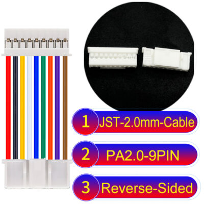 JST PA2.0 9Pin Reverse-Side-Head Cable