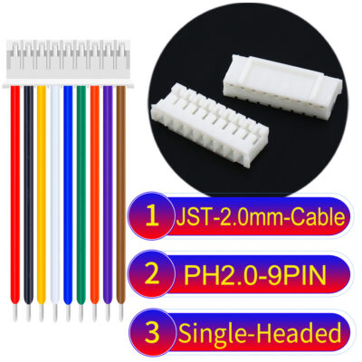 JST PH2.0 9Pin Single-Headed Cable