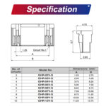 JST GHR1.25 1.25mm housing 2P 3P 4P 5P 6P 7P 8P 9P 10P 12P