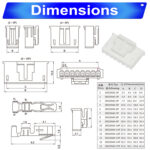 yeonho SMH250 2.54mm Male housing 2P 3P 4P 5P 6P 7P 8P 9P 10P 12P