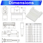 yeonho SMH250 2.54mm Female housing 2P 3P 4P 5P 6P 7P 8P 9P 10P 12P