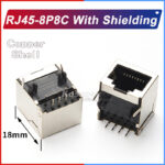 RJ45-8P8C With Shielding Ethernet Connector for stable networks