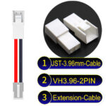 JST VH 2Pin Male Female Extension Cable