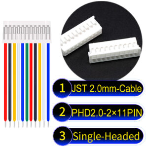 JST PHD2.0 2×11Pin Dual Row Single-Headed Cable