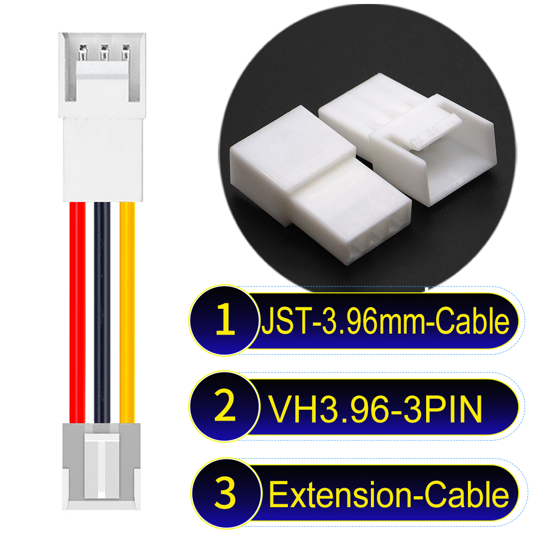 VH 3Pin Connector Male Female Extension Cable JST VH 3Pin Male Female Extension Cable