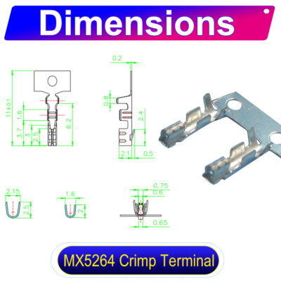 Molex KK 254 2.5mm 5264 Crimp Terminal