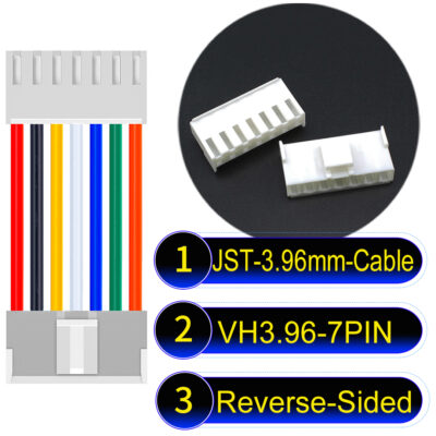 JST VH 7Pin Reverse-Side-Head Cable