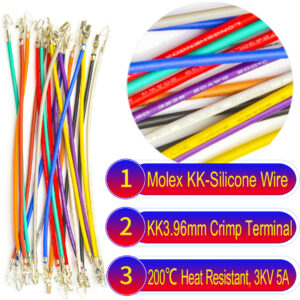 Molex KK 396 3.96mm pre-crimped terminal silicone cable