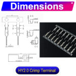 JST HY 2.0mm female Crimp Terminal