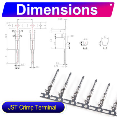 JST SYP 2.5mm female Crimp Terminal