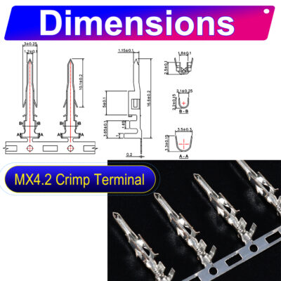 Molex Mini-Fit Jr 4.2mm female 5559 Crimp Terminal