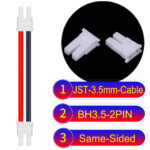 JST BH3.5 2-Pin Male Same-Side-Head 3.5mm PVC Cable