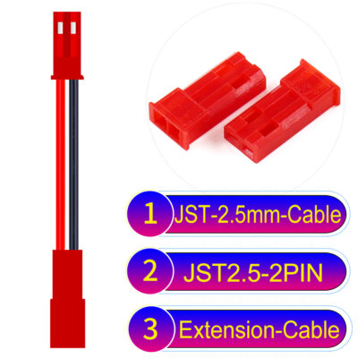 JST SYP 2Pin Male Male Female Extension Cable