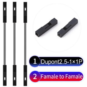 Dupont 2.54mm Female to Female 1Pin Grey Cable