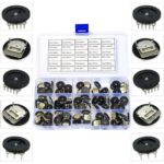 Dial Wheel Potentiometer PCB Mount Assortment Kit 2